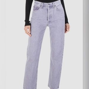 Universal threads vintage straight purple acid wash jeans 00/24